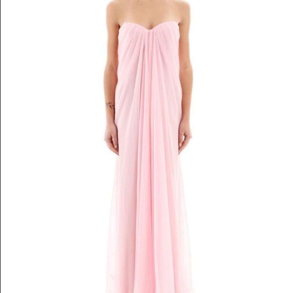 ALEXANDER MCQUEEN CHIFFON DRESS.